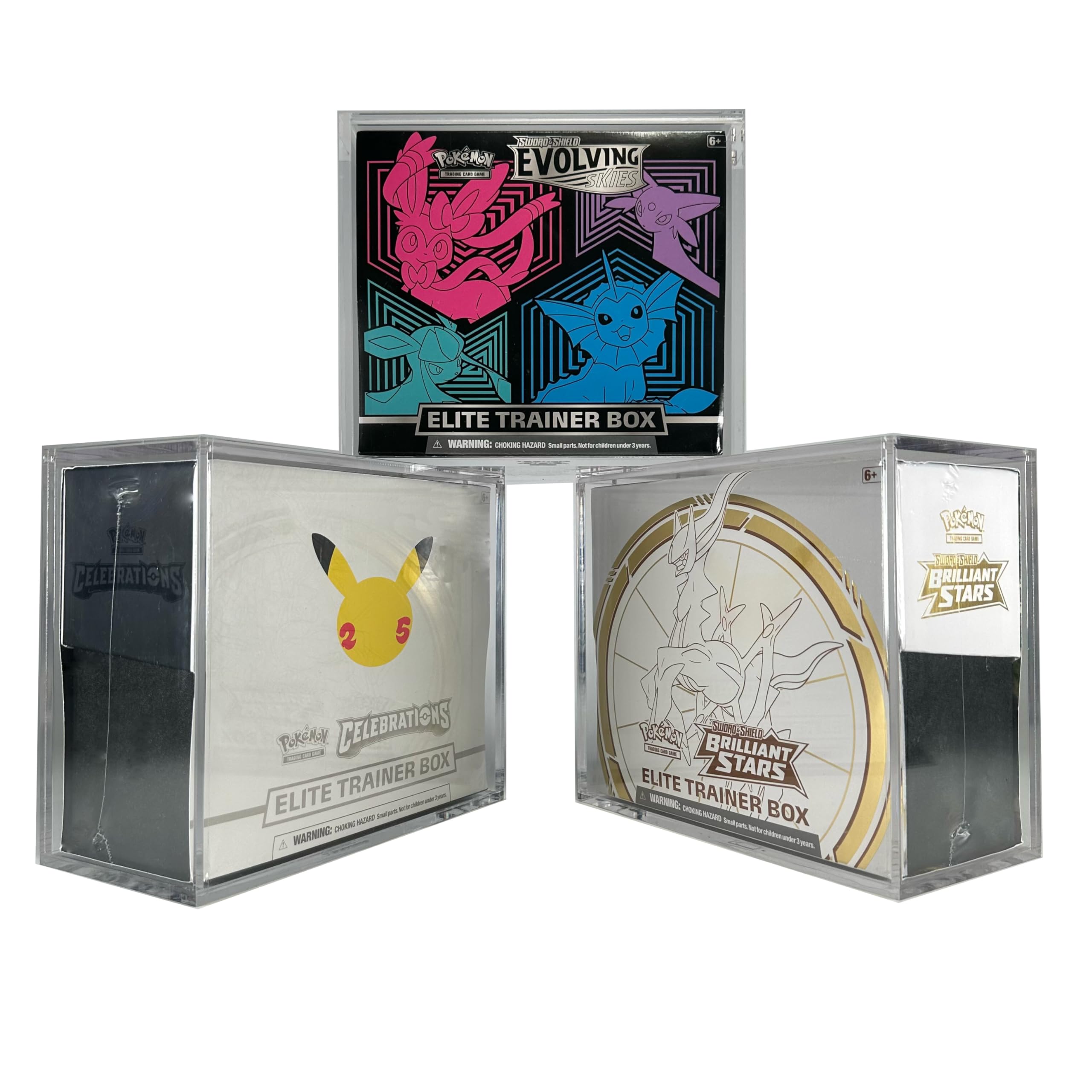 Acrylic Display Cases: Pokmon ETB & TCG Collections Booster  TCG  Protectors
