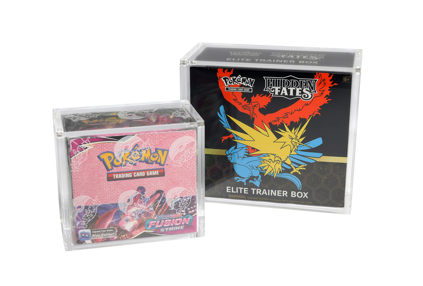acrylic case for pokemon cards Pokmon ETB Display With Magnetic Lid THICK PREMIUM ACRYLIC Acrylic Standard Size Standing Screwdown