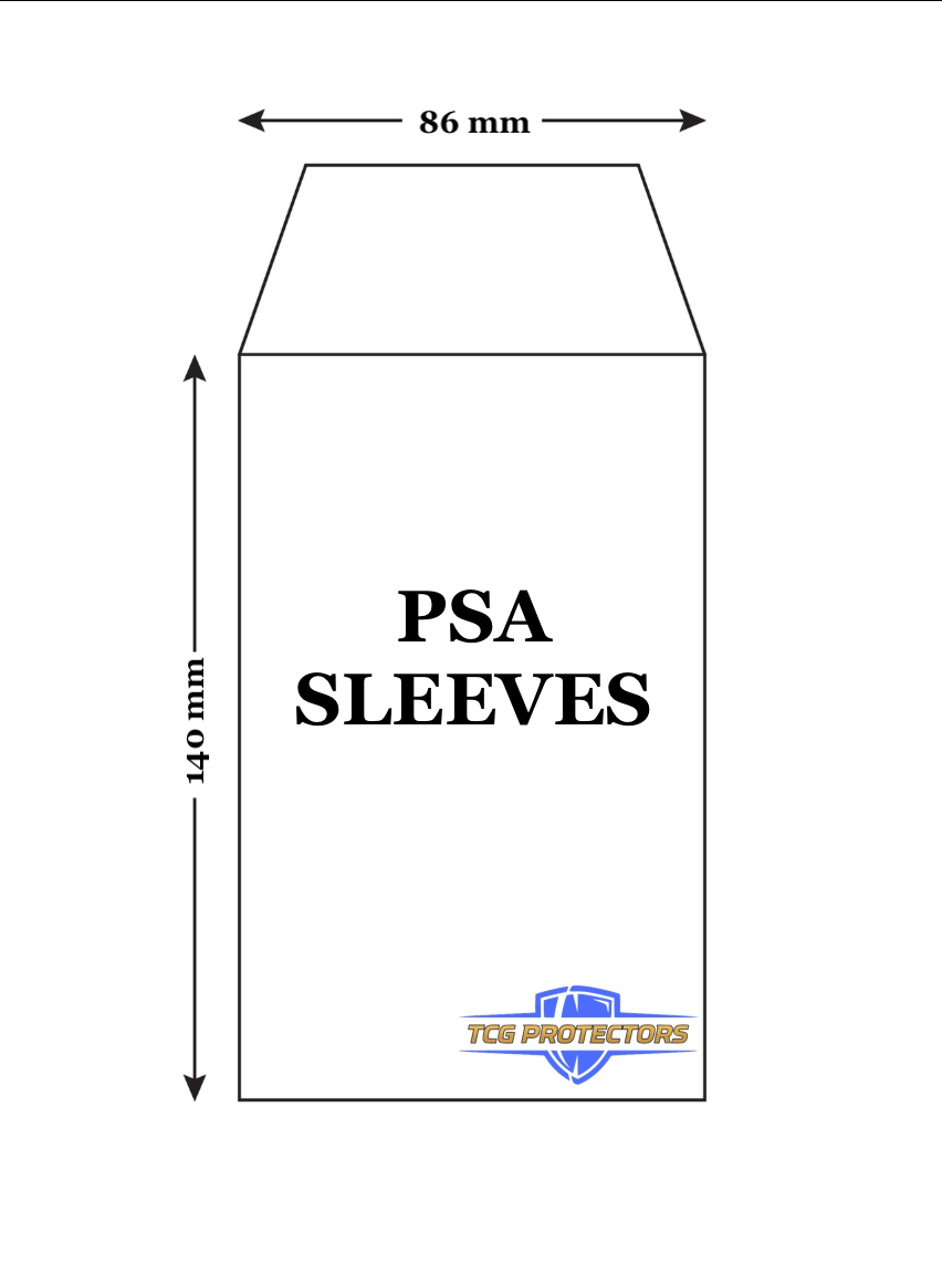 PSA Graded Card Sleeves Sizing