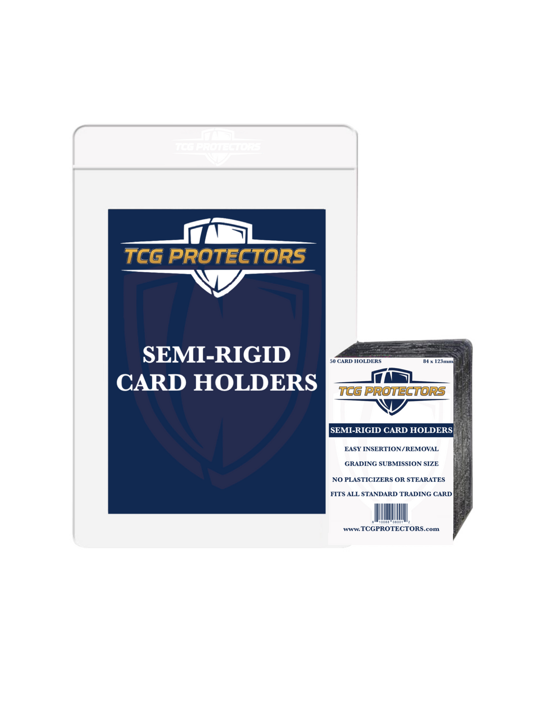 Semi-rigid card holders