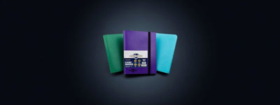Three premium trading card binders in green, purple, and teal showcased on a dark background for the ultimate TCG binder storage guide.