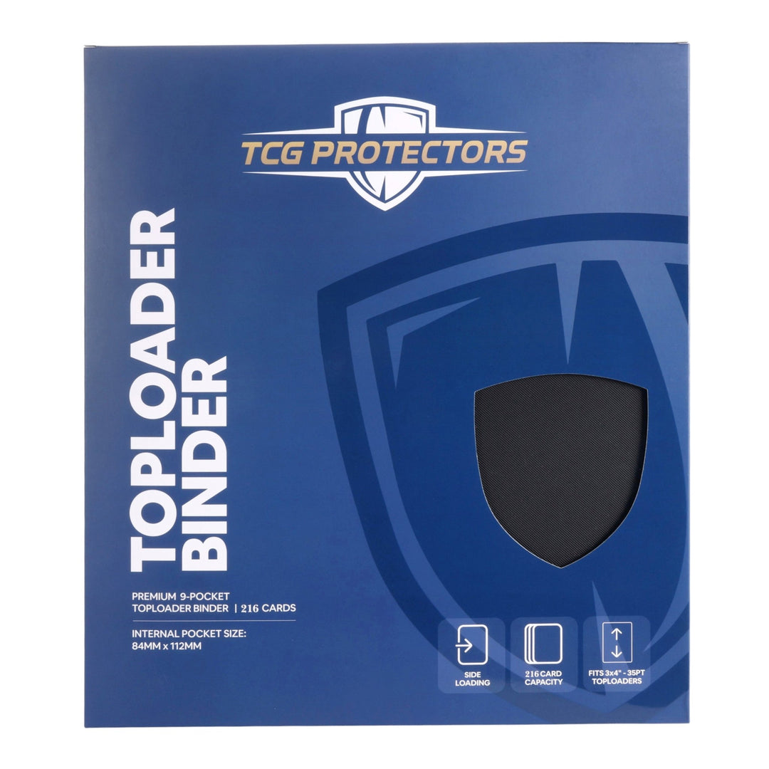 Black Toploader Binder Package