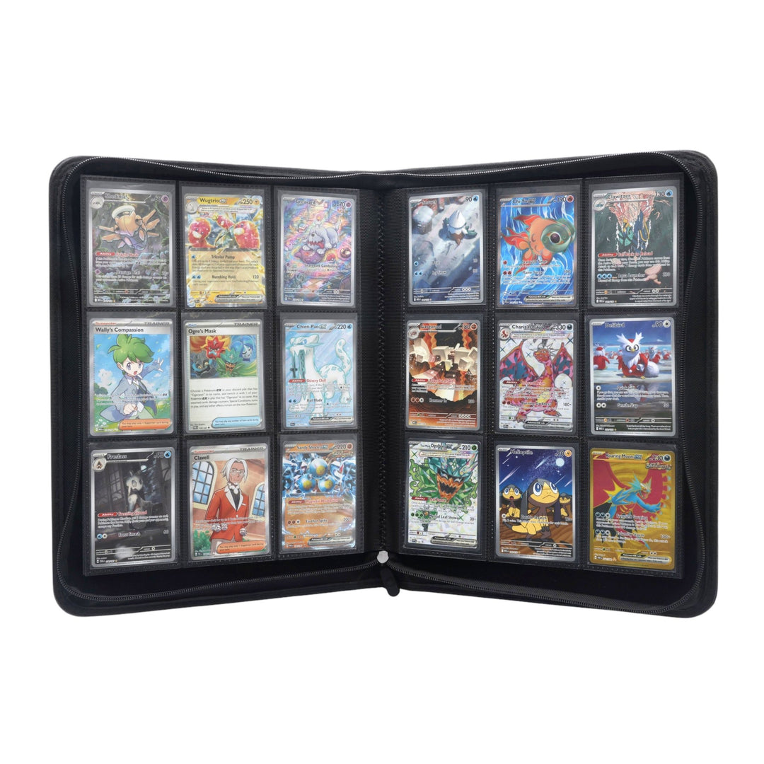 Premium 9-Pocket Zipper Binder for Pokmon & MTG | 360 Cards TCG Protectors Premium 9-Pocket Zipper Binder for Pokmon & MTG | 360 Cards TCG Protectors