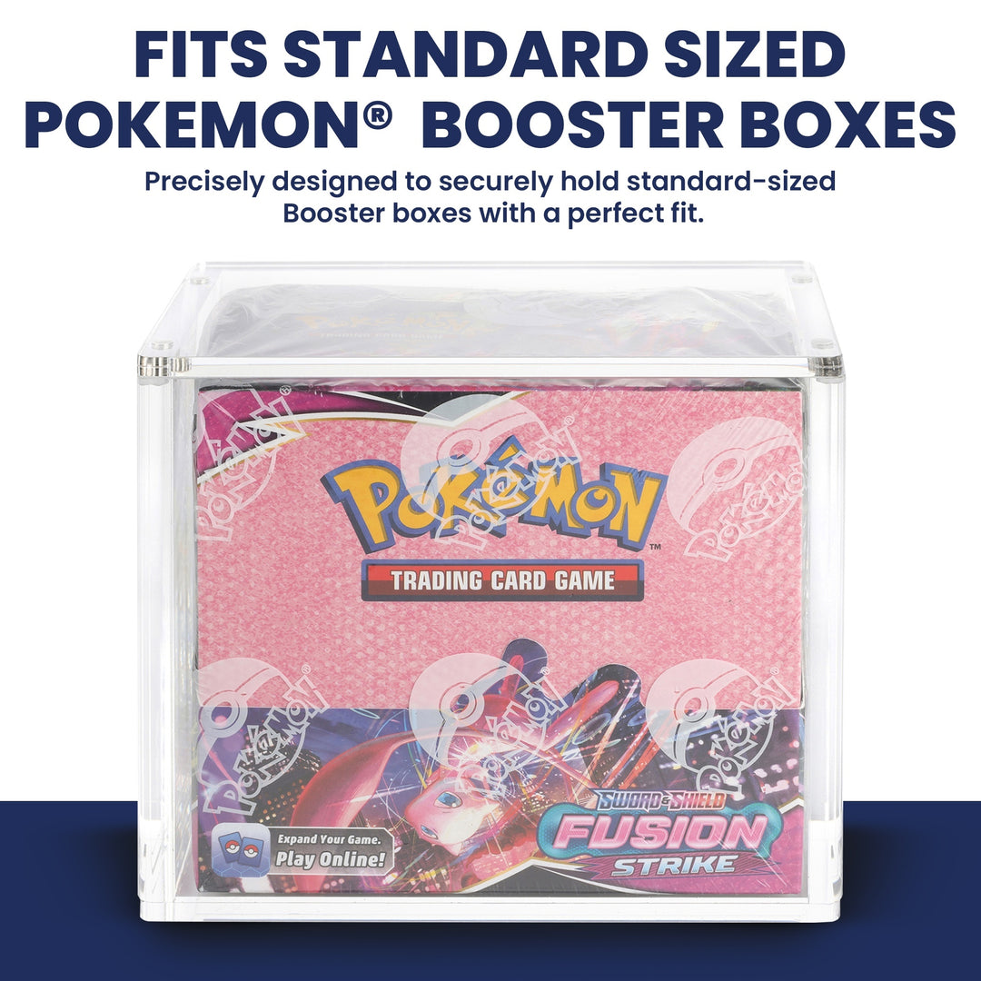 Premium Pokmon Booster Box Acrylic Display Case TCG Protectors Premium Pokmon Booster Box Acrylic Display Case TCG Protectors