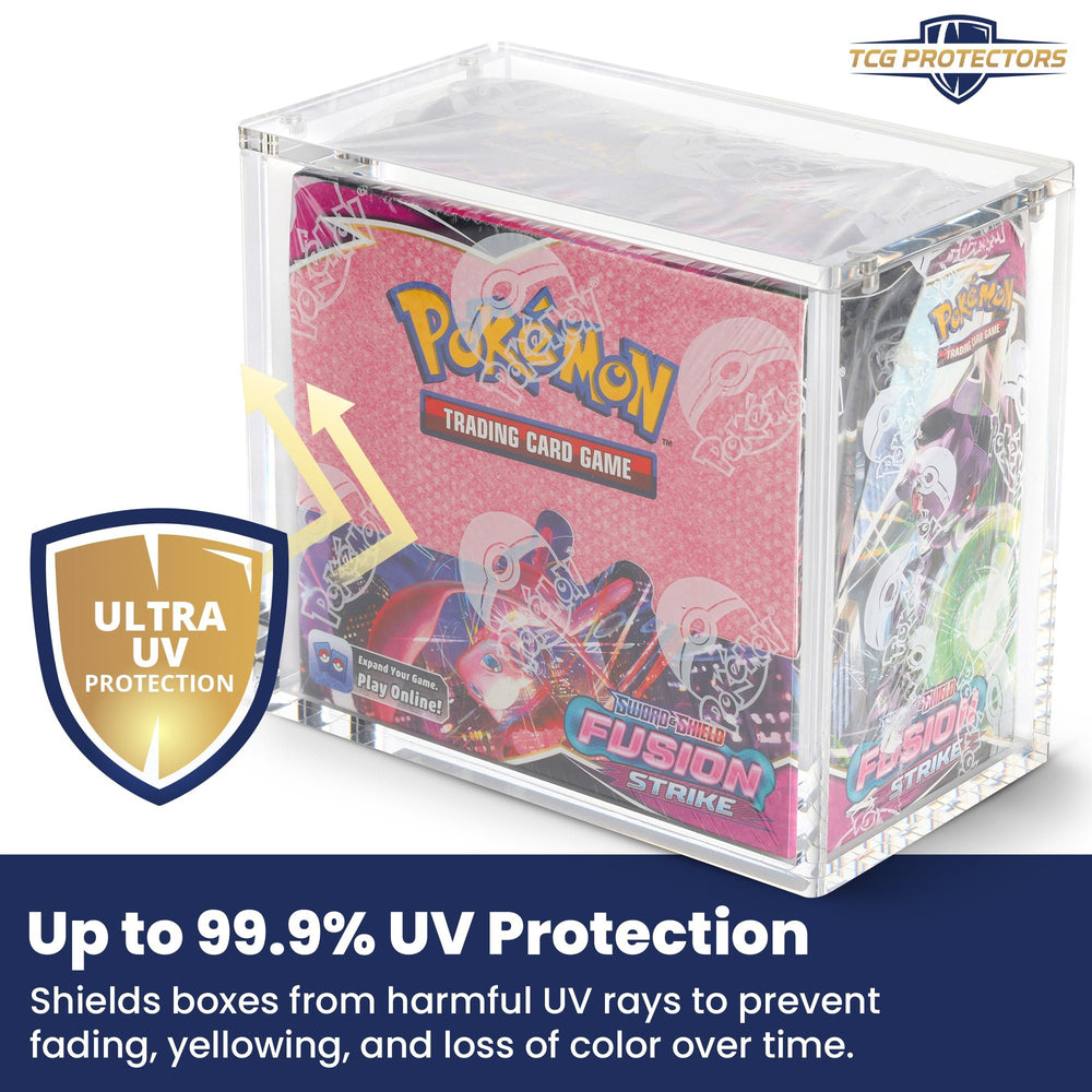Premium Pokmon Booster Box Acrylic Display Case TCG Protectors Premium Pokmon Booster Box Acrylic Display Case TCG Protectors