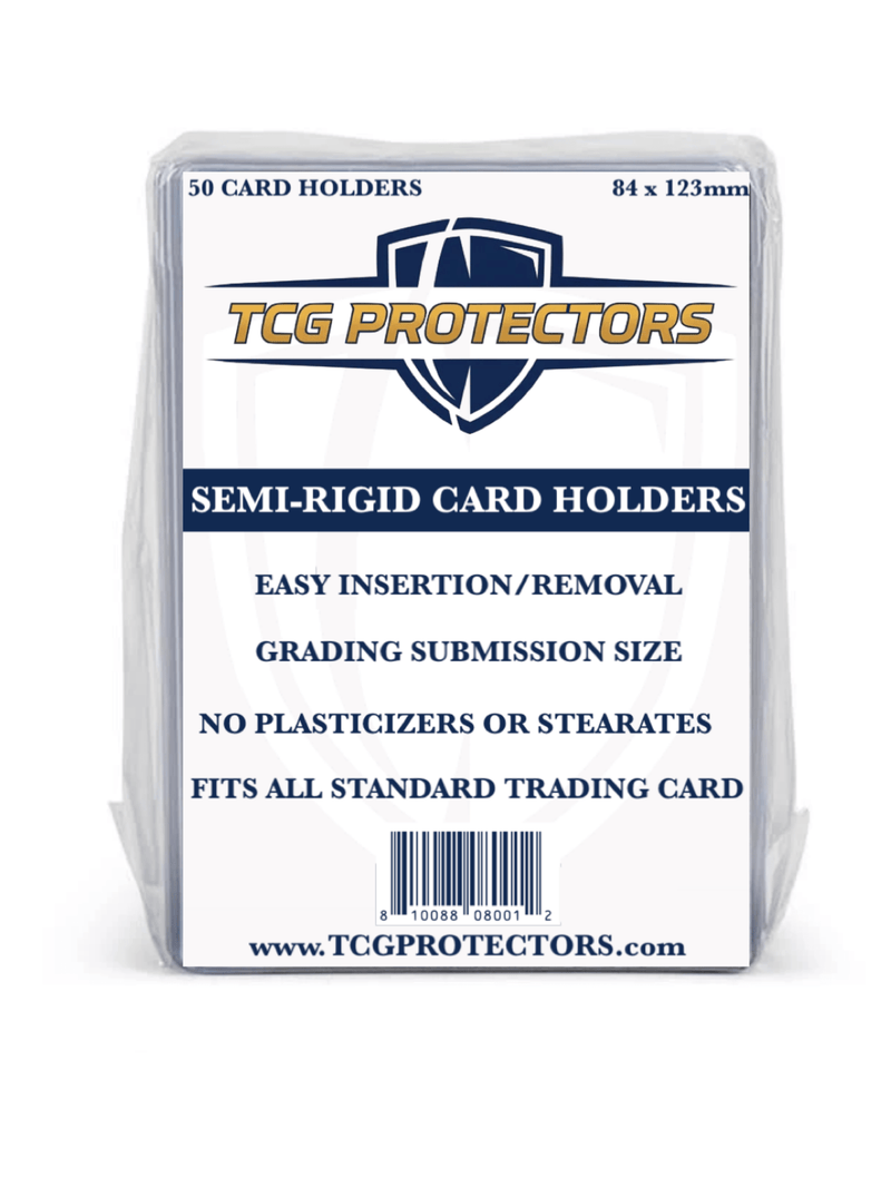 Semi Rigid Card Holders: Best Card Savers | TCG Protectors