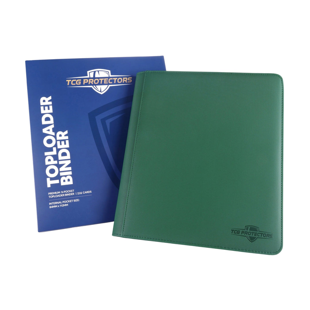 Jungle Green Toploader Binder with Packaging