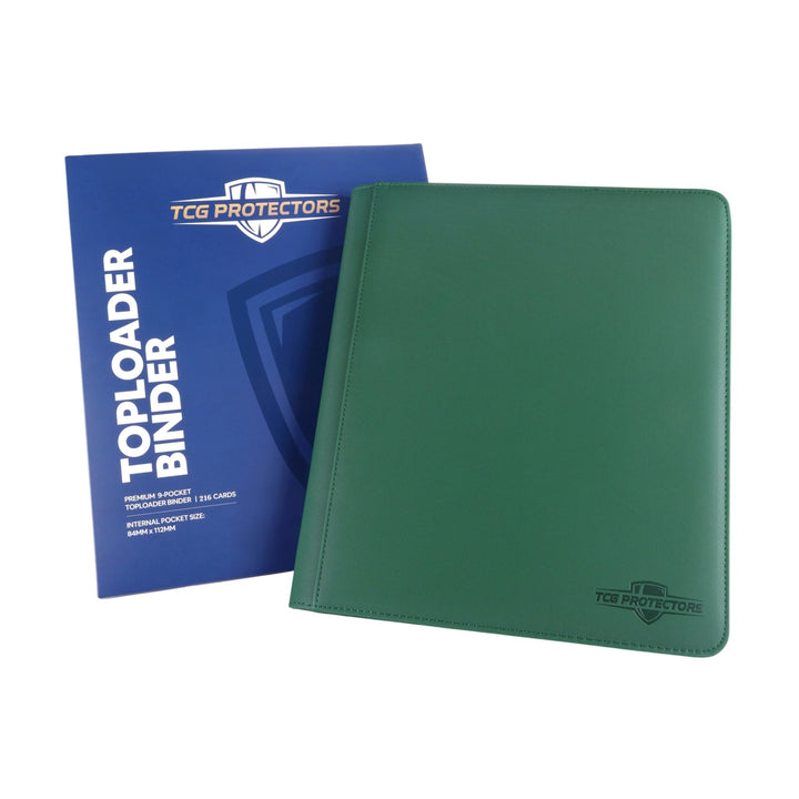 Jungle Green Toploader Binder with Packaging