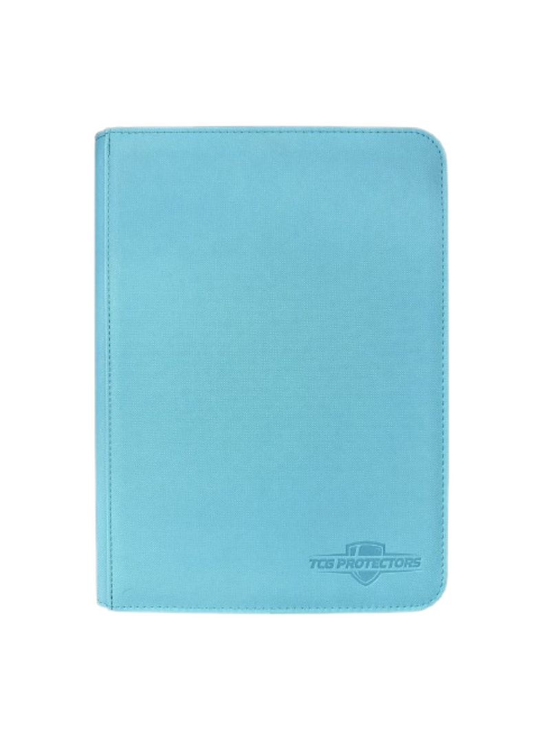 Light Blue Zipper Binder