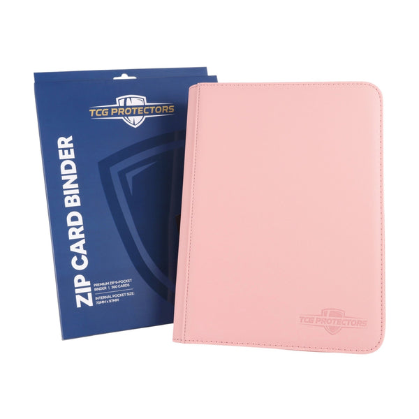 Light Pink Zip Binder With Packaging