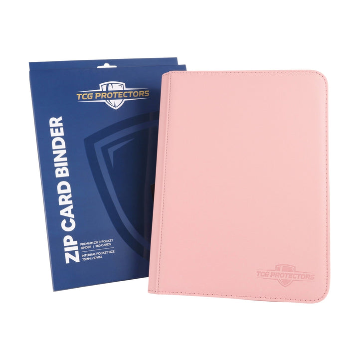 Light Pink Zip Binder With Packaging
