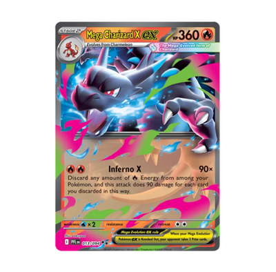 Mega Charizard X ex - 013 - Phantasmal Flames