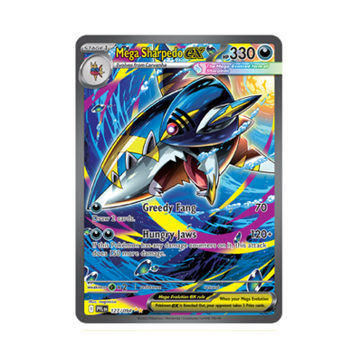 Mega Sharpedo ex - 127 - Phantasmal Flames