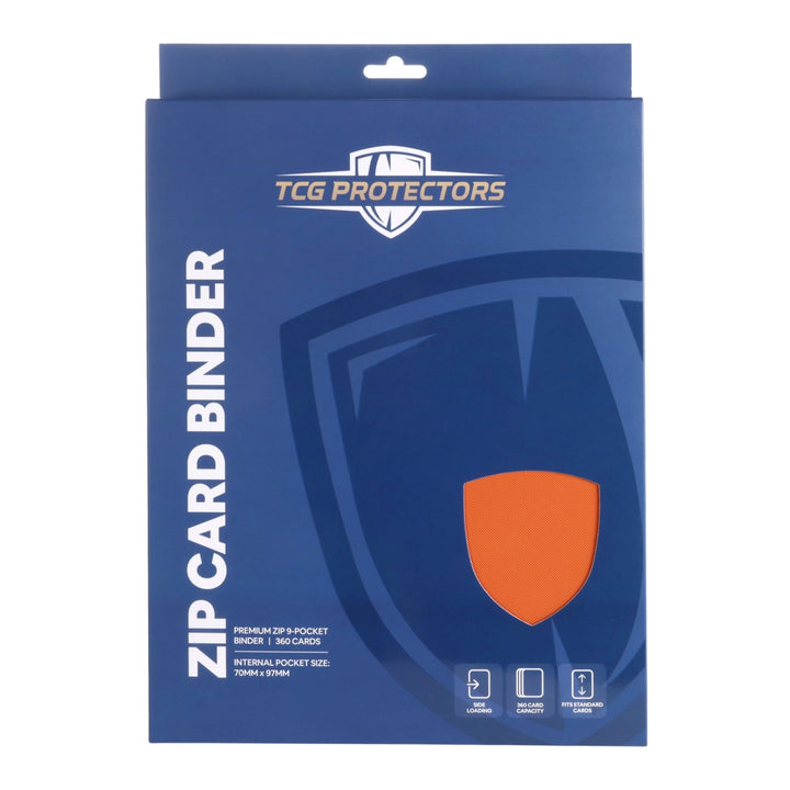 Orange Zip Binder Package