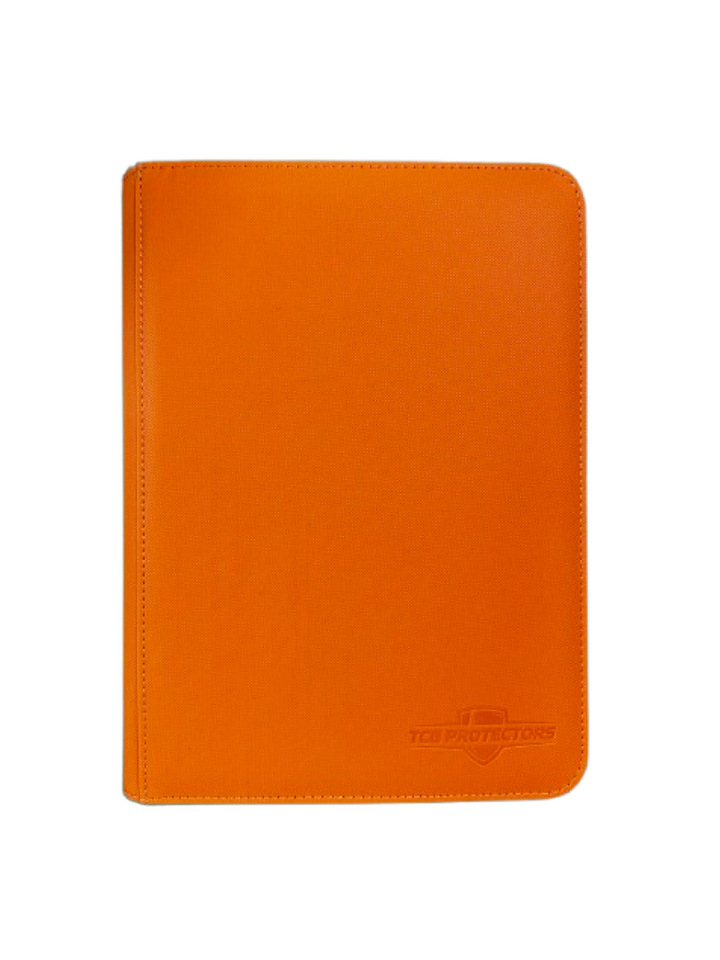 Orange Zipper Binder