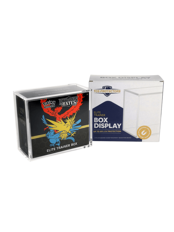 Acrylic Display Cases: Pokmon ETB & TCG Collections Booster TCG Protectors Acrylic Display Cases: Pokmon ETB & TCG Collections Booster TCG Protectors
