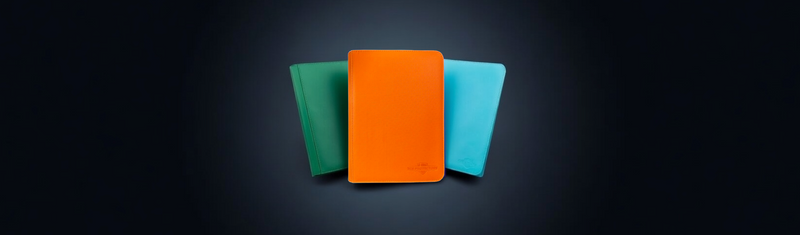 Assorted Colors of premium Zipper Binders